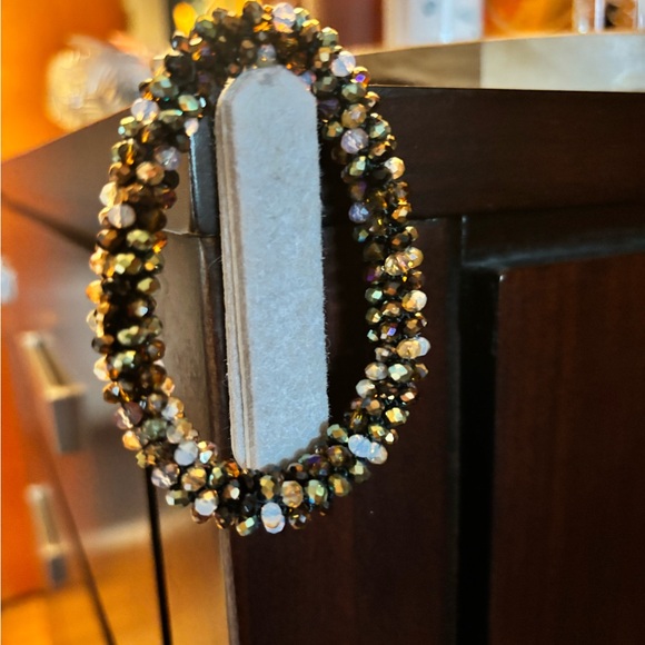 Elegant Black multicolor Beaded stretchy Bracelet - Picture 5 of 7